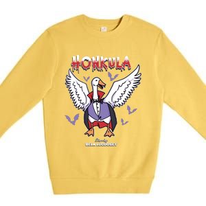 Honkula Funny Vampire Halloween Goose Meme Honkus Ponkus Premium Crewneck Sweatshirt