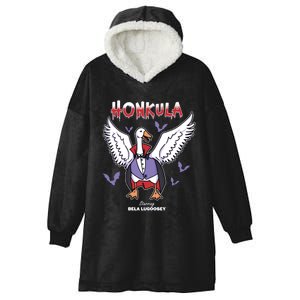 Honkula Funny Vampire Halloween Goose Meme Honkus Ponkus Hooded Wearable Blanket