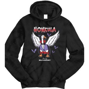 Honkula Funny Vampire Halloween Goose Meme Honkus Ponkus Tie Dye Hoodie