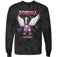 Honkula Funny Vampire Halloween Goose Meme Honkus Ponkus Tie-Dye Long Sleeve Shirt