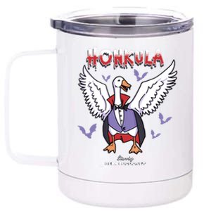 Honkula Funny Vampire Halloween Goose Meme Honkus Ponkus 12 oz Stainless Steel Tumbler Cup