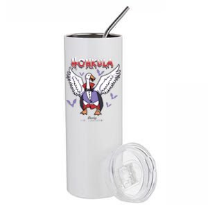 Honkula Funny Vampire Halloween Goose Meme Honkus Ponkus Stainless Steel Tumbler