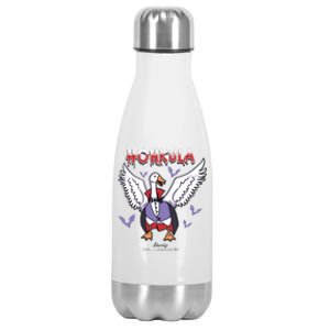 Honkula Funny Vampire Halloween Goose Meme Honkus Ponkus Stainless Steel Insulated Water Bottle