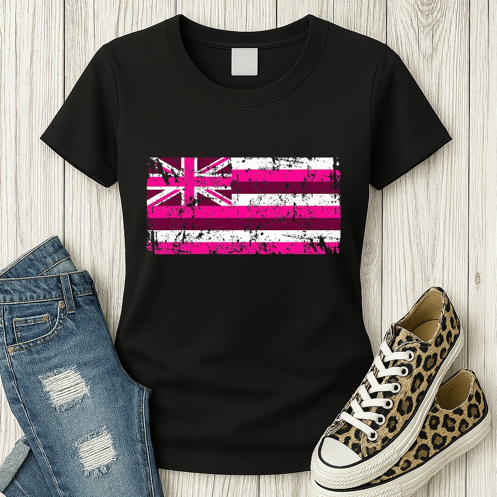 Hawaii Flag Vintage Hawaii Womens T-Shirt