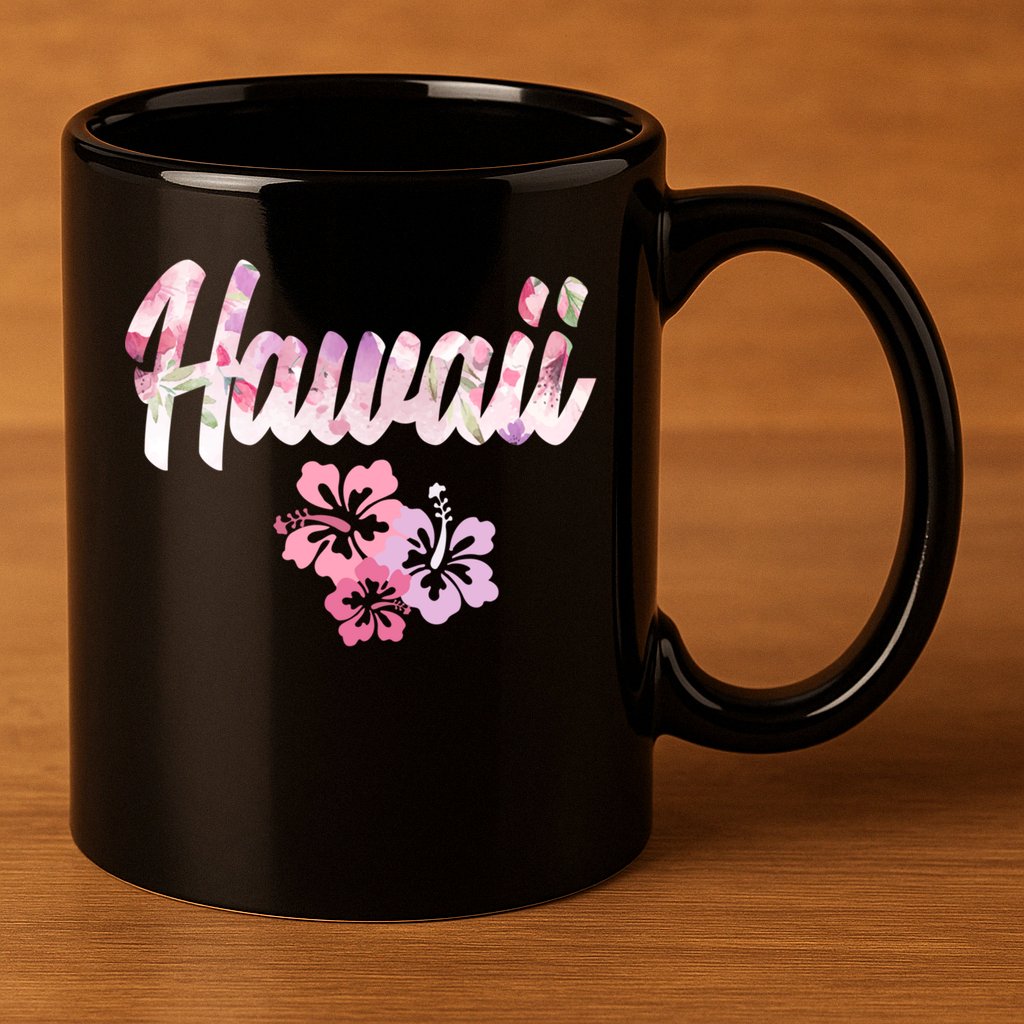 Hawaii Family Vacation Matching Gift 11oz C Handle Ceramic Mug