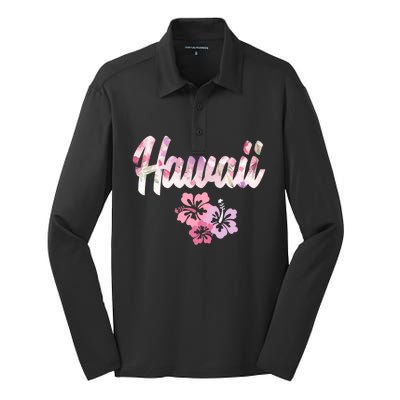 Hawaii Family Vacation Matching Gift Silk Touch Performance Long Sleeve Polo