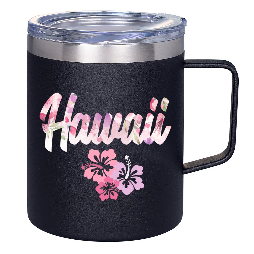Hawaii Family Vacation Matching Gift 12oz Stainless Steel Coffee Mug