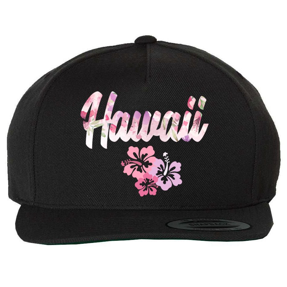 Hawaii Family Vacation Matching Gift Wool Snapback Cap