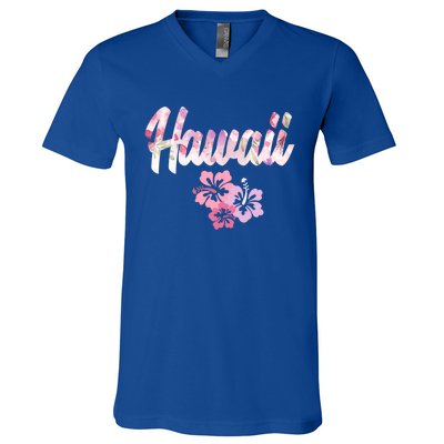 Hawaii Family Vacation Matching Gift V-Neck T-Shirt