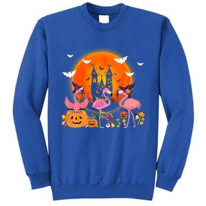 Happy Flamingoween Witch Pumpkin Mummy Flamingo Halloween Great Gift Sweatshirt