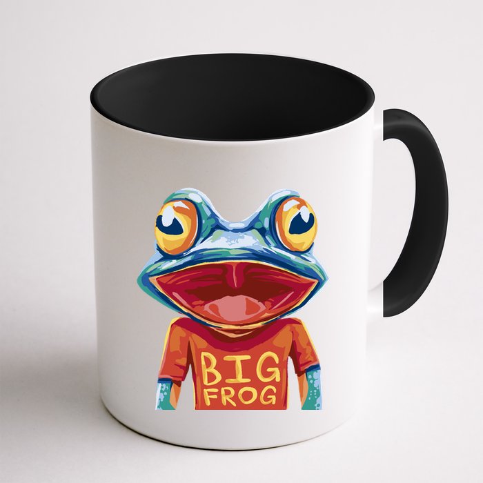 Happy Frog With Big Eyes Mug