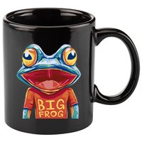 Happy Frog With Big Eyes 11oz C Handle Ceramic Mug