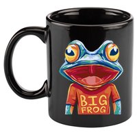 Happy Frog With Big Eyes 11oz C Handle Ceramic Mug