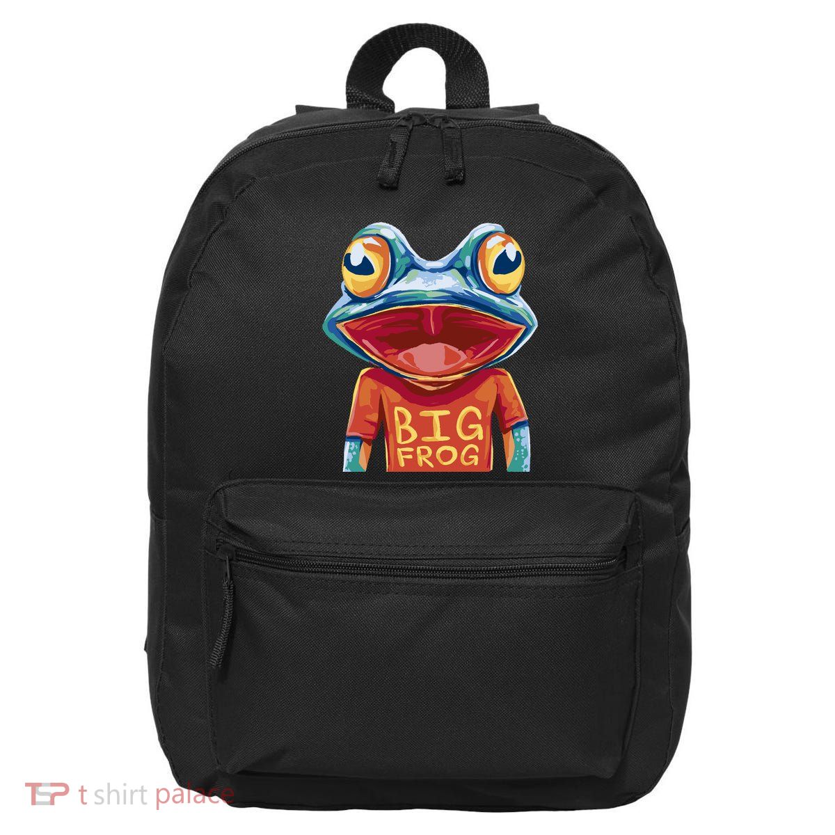 Happy Frog With Big Eyes 16 in Basic Backpack