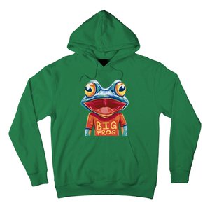 Happy Frog With Big Eyes Hoodie