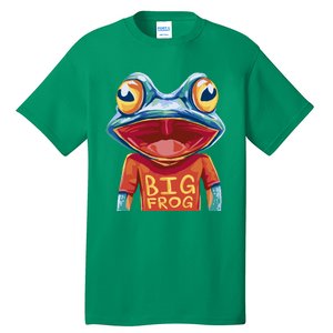 Happy Frog With Big Eyes Tall T-Shirt