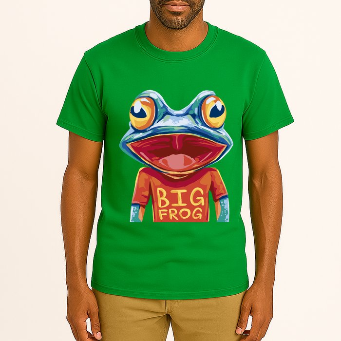 Happy Frog With Big Eyes Tall T-Shirt