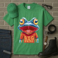 Happy Frog With Big Eyes Tall T-Shirt