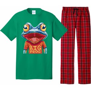 Happy Frog With Big Eyes Pajama Set