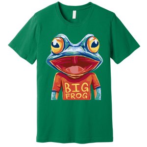 Happy Frog With Big Eyes Premium T-Shirt