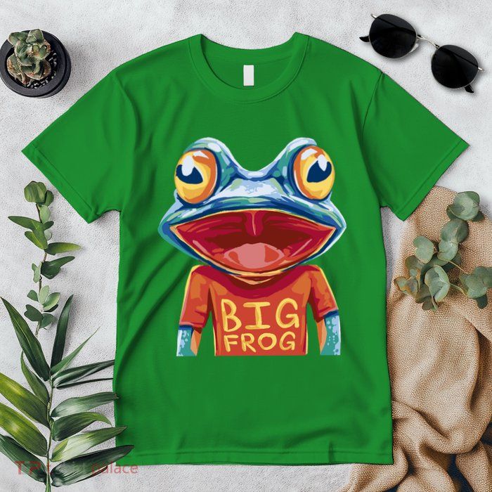 Happy Frog With Big Eyes Premium T-Shirt