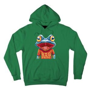 Happy Frog With Big Eyes Tall Hoodie