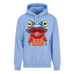 Happy Frog With Big Eyes Unisex Surf Hoodie