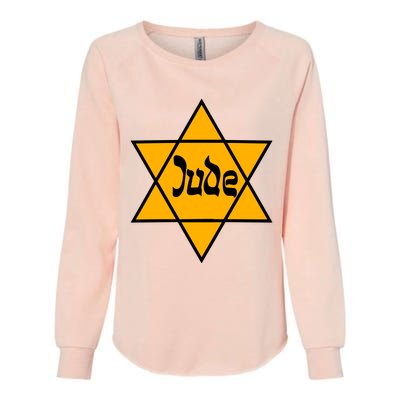 Hillel Fuld Wearing Dude Israel Star Womens California Wash Sweatshirt