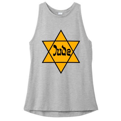 Hillel Fuld Wearing Dude Israel Star Ladies PosiCharge Tri-Blend Wicking Tank