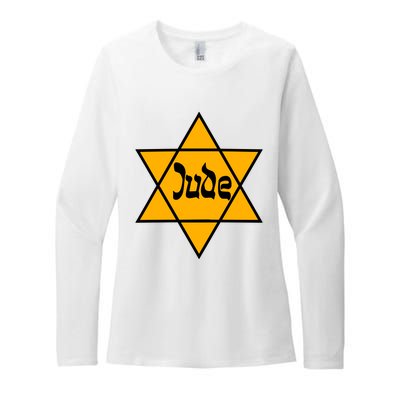 Hillel Fuld Wearing Dude Israel Star Womens CVC Long Sleeve Shirt