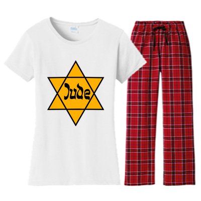 Hillel Fuld Wearing Dude Israel Star Women's Flannel Pajama Set