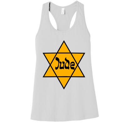 Hillel Fuld Wearing Dude Israel Star Women's Racerback Tank