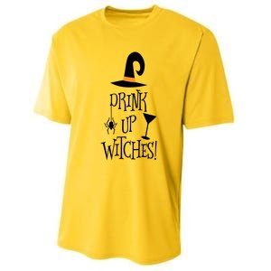 Halloween Funny Witch Up Witches Drunk Wine Beer Booze Gift Performance Sprint T-Shirt