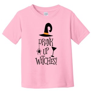 Halloween Funny Witch Up Witches Drunk Wine Beer Booze Gift Toddler T-Shirt