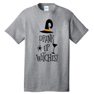 Halloween Funny Witch Up Witches Drunk Wine Beer Booze Gift Tall T-Shirt