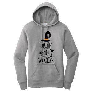 Halloween Funny Witch Up Witches Drunk Wine Beer Booze Gift Women's Pullover Hoodie