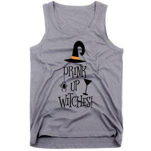 Halloween Funny Witch Up Witches Drunk Wine Beer Booze Gift Tank Top