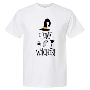 Halloween Funny Witch Up Witches Drunk Wine Beer Booze Gift Garment-Dyed Heavyweight T-Shirt