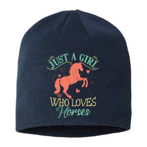 Horse For Wo Teens Girl Horse Lover Sustainable Beanie