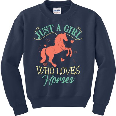 Horse For Wo Teens Girl Horse Lover Kids Sweatshirt