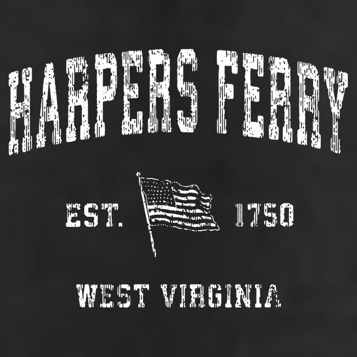 Harpers Ferry West Virginia Wv Vintage Us Flag Hat