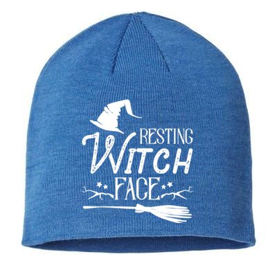 Halloween Funny Witch Costume Resting Witch Face Gift Sustainable Beanie