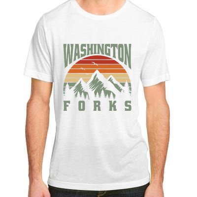 Home Funny Washington Forks Adult ChromaSoft Performance T-Shirt