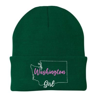 Home Funny W.A.S.H.I.N.G.T.O.N S.T.A.T.E Girl Knit Cap Winter Beanie