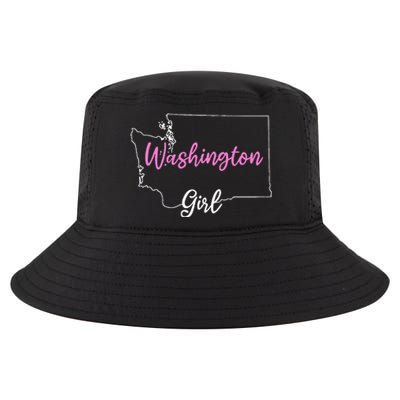 Home Funny W.A.S.H.I.N.G.T.O.N S.T.A.T.E Girl Cool Comfort Performance Bucket Hat