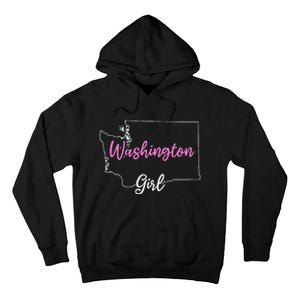 Home Funny W.A.S.H.I.N.G.T.O.N S.T.A.T.E Girl Tall Hoodie