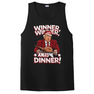 Humor Funny Winner Winner Christmas Dinner Trump Funny Xmas PosiCharge Competitor Tank