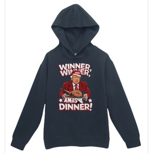 Humor Funny Winner Winner Christmas Dinner Trump Funny Xmas Urban Pullover Hoodie