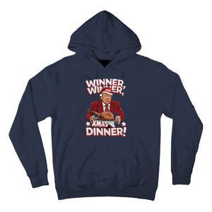 Humor Funny Winner Winner Christmas Dinner Trump Funny Xmas Tall Hoodie