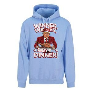 Humor Funny Winner Winner Christmas Dinner Trump Funny Xmas Unisex Surf Hoodie